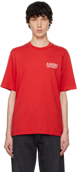 Amiri: Красная футболка 