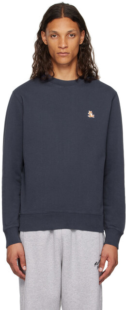 Maison Kitsuné: Тёмный свитшот 