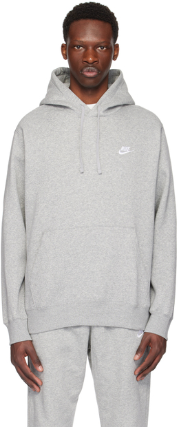 Nike: Серая толстовка 