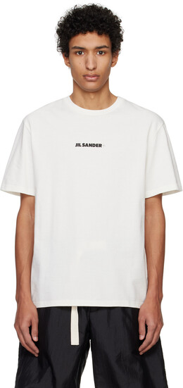 Jil Sander: Белая футболка 