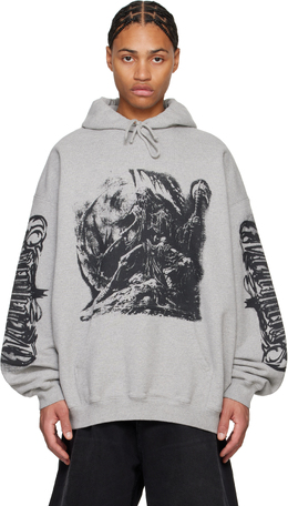 Vetements: Серая толстовка 