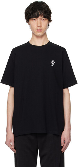 JW Anderson: Чёрная футболка 