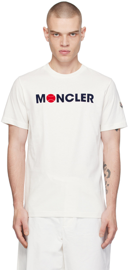 Moncler: Шёлковая футболка 