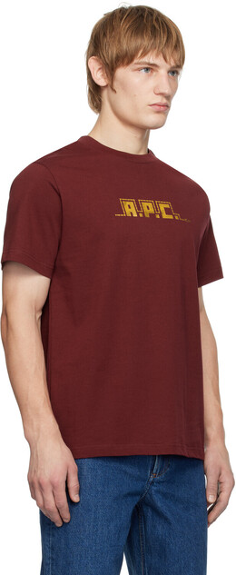 A.P.C.: Бордовая футболка 
