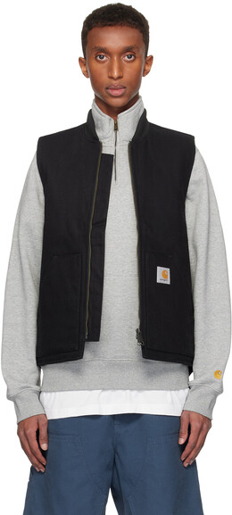 Carhartt Work In Progress: Чёрный жилет 