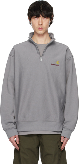 Carhartt Work In Progress: Серая толстовка 