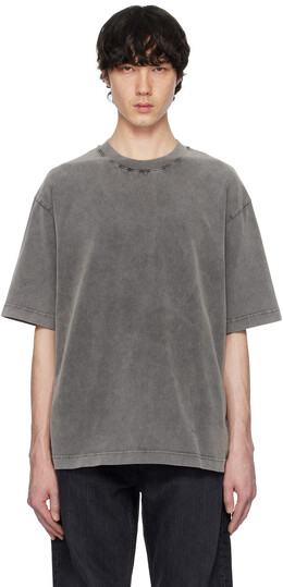 Acne Studios: Серая футболка 