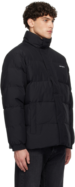 Carhartt Work In Progress: Чёрный пуховик 