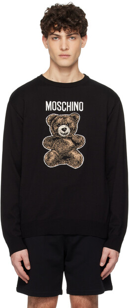 Moschino: Чёрный свитер 