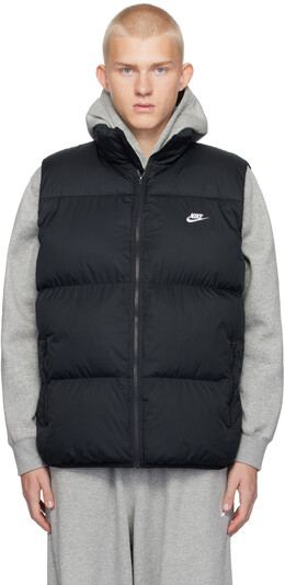 Nike: Чёрный жилет  Club