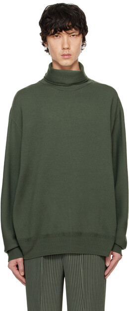 Homme Plissé Issey Miyake: Свитер из шерсти 