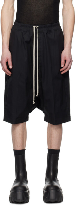 Rick Owens: Чёрные шорты  Rick
