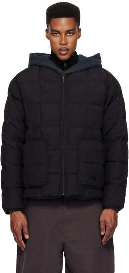 The North Face: Чёрный пуховик  66
