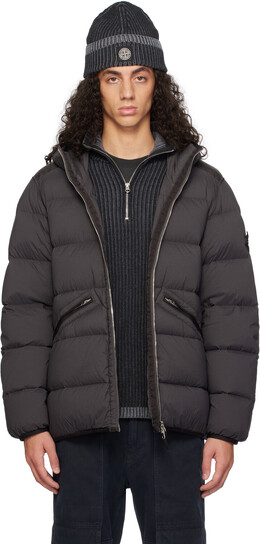 Stone Island: Чёрная куртка 