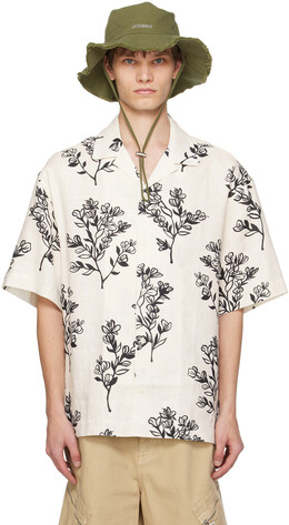 Jacquemus: Белая рубашка  La Chemise Jean