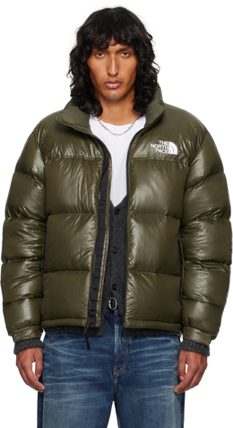 The North Face: Куртка  Nuptse цвета хаки