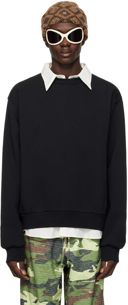 Acne Studios: Чёрный свитер 