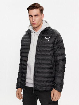 PUMA: Чёрный пуховик 