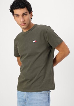 Tommy Jeans: Тёмная футболка 