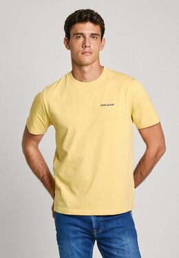 Pepe Jeans: Жёлтая футболка 