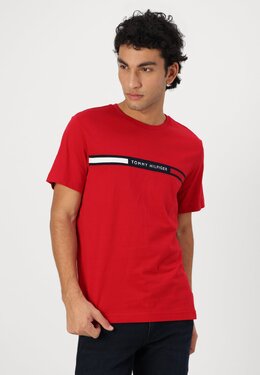 Tommy Hilfiger: Красная футболка 