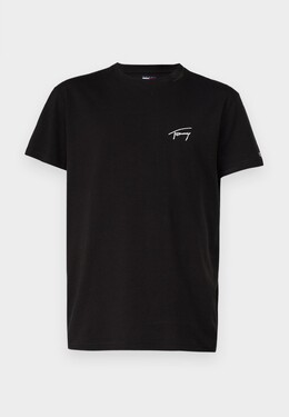 Tommy Jeans: Чёрная футболка 