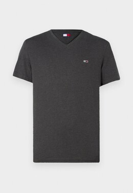 Tommy Jeans: Чёрная футболка 