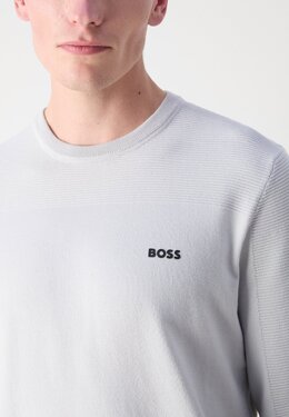 BOSS: Светлый свитер 