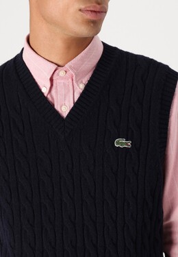 Lacoste: Тёмный свитер 