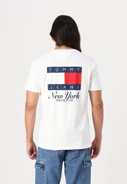Tommy Jeans: Футболка  Heritage с принтом