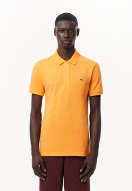Lacoste: Оранжевая рубашка 