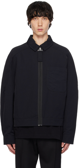 Jacquemus: Чёрная куртка  Le Blouson