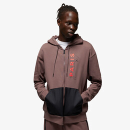 Nike: Фиолетовая толстовка  Paris Saint Germain