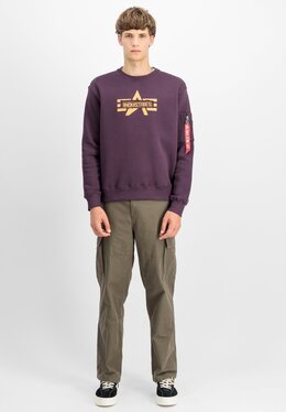 Alpha Industries: Фиолетовая толстовка 