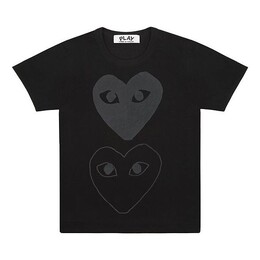 Comme Des Garçons Play: Чёрная футболка 