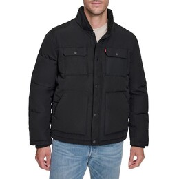 Levi's: Чёрный пуховик  Big Tall