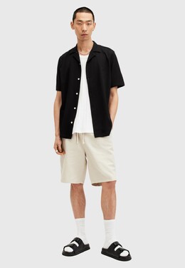 Allsaints: Чёрная рубашка 