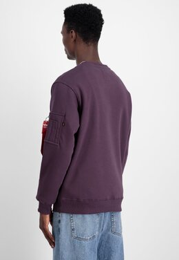 Alpha Industries: Фиолетовая толстовка 