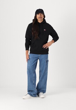 Tommy Jeans: Чёрная толстовка 
