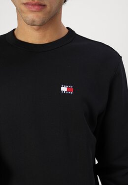 Tommy Jeans: Чёрная толстовка 