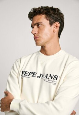 Pepe Jeans: Белая толстовка 