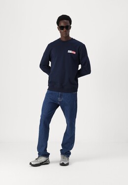 Tommy Jeans: Тёмная толстовка 