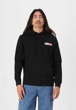 Tommy Jeans: Чёрная толстовка 