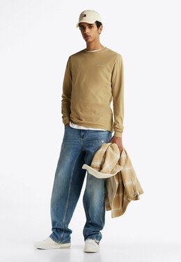 Tommy Jeans: Футболка с длинным рукавом 