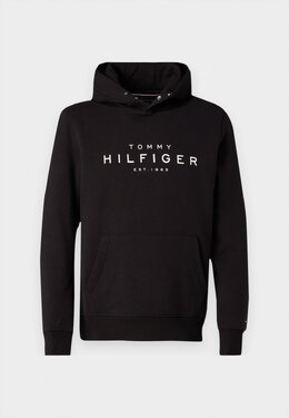 Tommy Hilfiger: Чёрная толстовка 