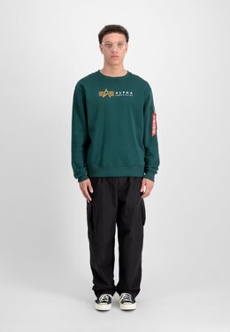 Alpha Industries: Зелёная толстовка 
