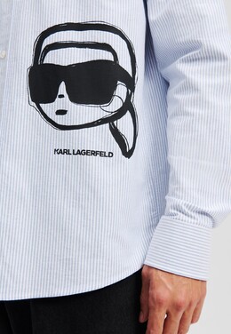 Karl Lagerfeld: Рубашка в полоску 