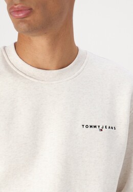 Tommy Jeans: Бежевая толстовка 