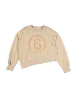 MM6 Maison Margiela: Бежевая толстовка 