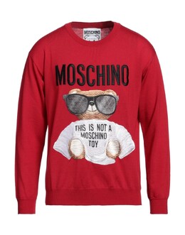 Moschino: Красный свитер 